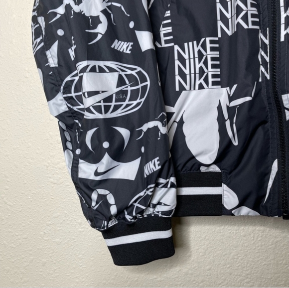 Nike Sportswear Printed Scorpion Full Zip Bomber Jacket Size Small - Picture 5 of 6